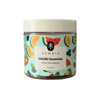 H4CBD Gummies Hemnia, mg H4CBD, ks Fruit Mix