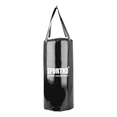 Dětský boxovací pytel SportKO MP9 24x50cm / 5kg černo-bílá