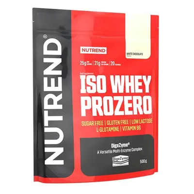 Práškový koncentrát Nutrend ISO WHEY Prozero g bílá čokoláda