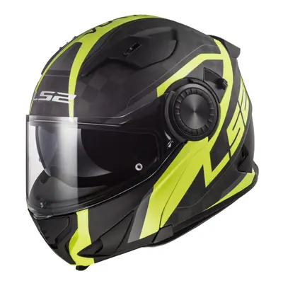 Výklopná přilba LS2 FF313 Vortex Carbon Hi Vis Yellow