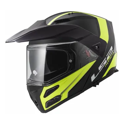 Výklopná přilba LS2 FF324 Metro Rapid Matt Black Yellow P/J