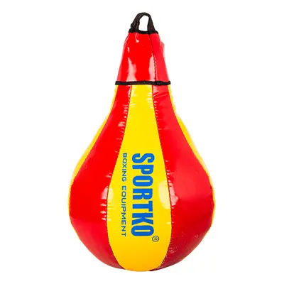 Boxovací pytel SportKO GP1 24x40cm / 5kg červeno-žlutá