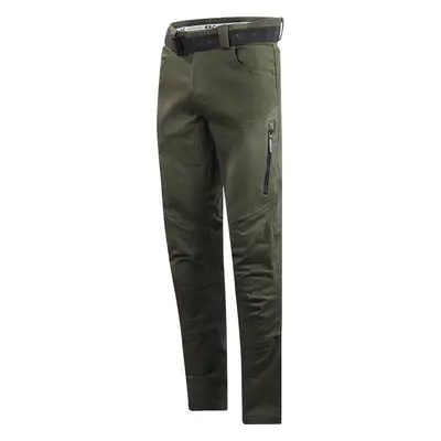 Pánské moto kalhoty LS2 Straight Olive Green olivově zelená