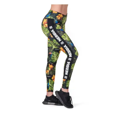 Dámské legíny Nebbia High Waist Performance Leggings Jungle Green