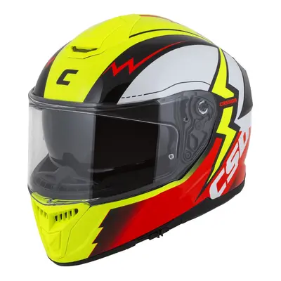 Moto přilba Cassida Integral GT 2.1 Flash žlutá fluo/červená fluo/černá/bílá