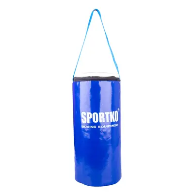 Dětský boxovací pytel SportKO MP10 19x40cm / 3kg modro-bílá