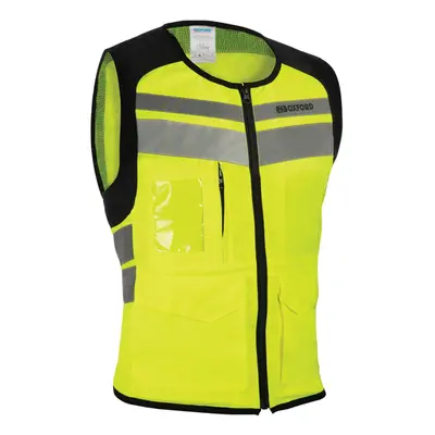 Reflexní vesta Oxford Utility Bright Top žlutá fluo/šedá reflexní/černá