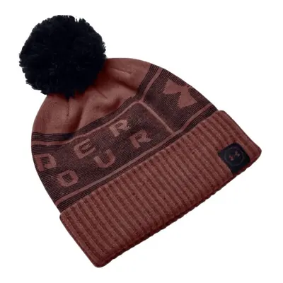 Pánský kulich Under Armour Big Logo Pom Beanie Cinna Red