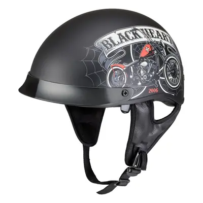 Moto přilba W-TEC Black Heart Rednut Motorcycle/Matt Black