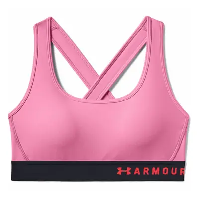 Dámská sportovní podprsenka Under Armour Mid Crossback Lipstick