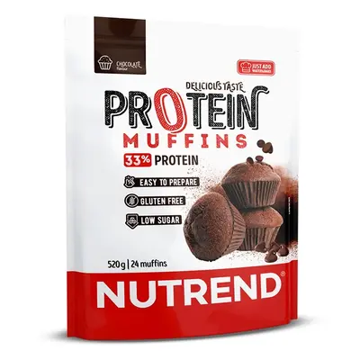 Směs pro přípravu muffinů Nutrend Protein Muffins 520g vanilka s malinami