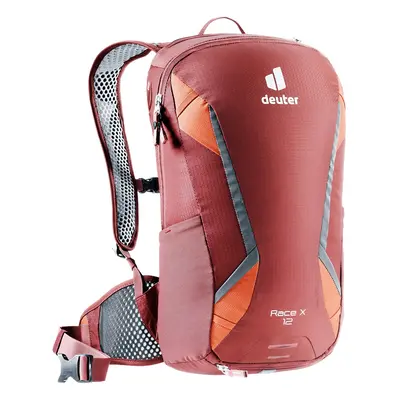 Cyklistický batoh Deuter Race X redwood-paprika