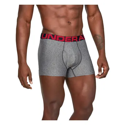 Pánské boxerky Under Armour Tech 3in 2ks Mod Gray Light Heather