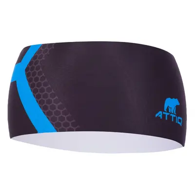 Sportovní čelenka Attiq Lycra Thermo Vertical Blue