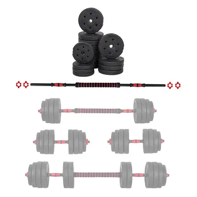 Cementový činkový set inSPORTline CEMBAR 3-40kg