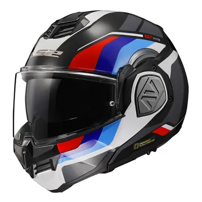 Výklopná moto přilba LS2 FF906 Advant Sport Gloss Black Blue Red P/J