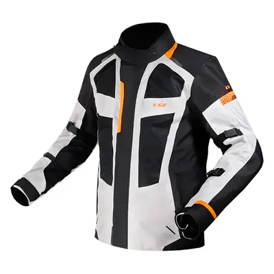 Pánská moto bunda LS2 Scout Black Grey Orange černá/šedá/oranžová