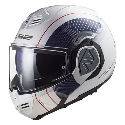 Výklopná moto přilba LS2 FF906 Advant Cooper White Blue P/J