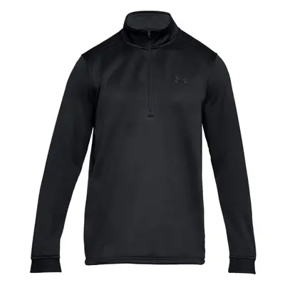 Pánská mikina Under Armour Armour Fleece 1/2 Zip Black/Black