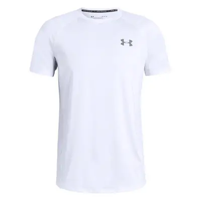 Pánské triko Under Armour Raid 2.0 SS Left Chest White/Steel