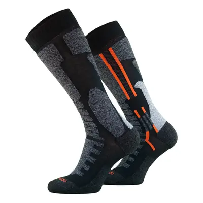 Motorkářské ponožky Comodo MTB1 Black Orange