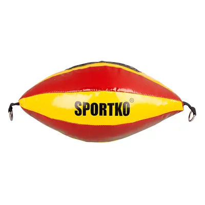 Boxovací pytel SportKO GP2 22x40cm / 4,5kg červeno-žlutá