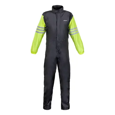 Moto pláštěnka W-TEC Smedava černá-fluo