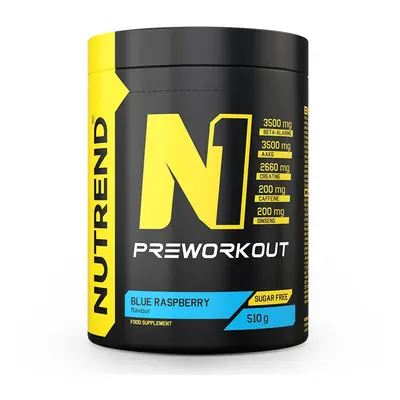 Pre-workout směs Nutrend N1 g modrá malina