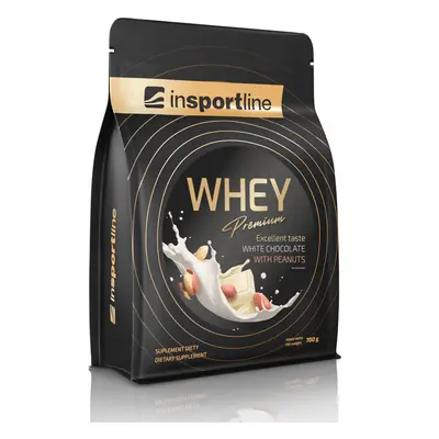 Doplněk stravy inSPORTline WHEY Premium Protein 700g bílá čokoláda s arašídy