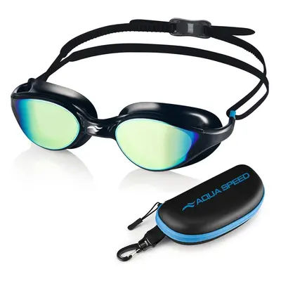 Plavecké brýle Aqua Speed Vortex Mirror Black/Blue/Rainbow Mirror