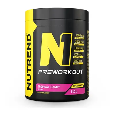 Pre-workout směs Nutrend N1 g tropical candy