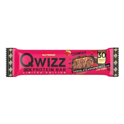 Proteinová tyčinka Nutrend Qwizz Protein Bar 60g čokoláda+malina