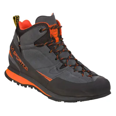 Pánské trekové boty La Sportiva Boulder X Mid Carbon/Flame