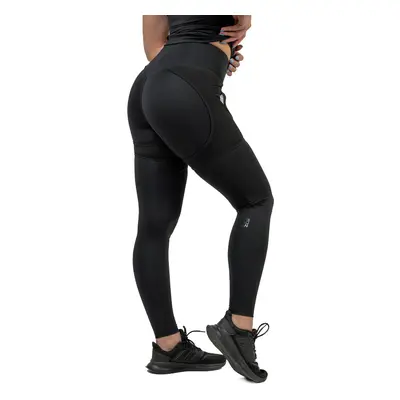 Dámské sportovní legíny se síťkou Nebbia INTENSE Mesh Black