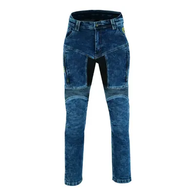 Moto jeansy BOS Prado Acid Blue