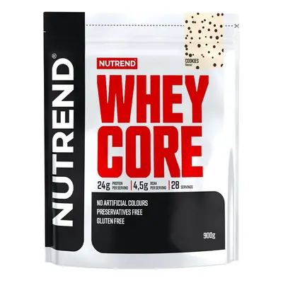 Práškový koncentrát Nutrend Whey Core 900g jahoda