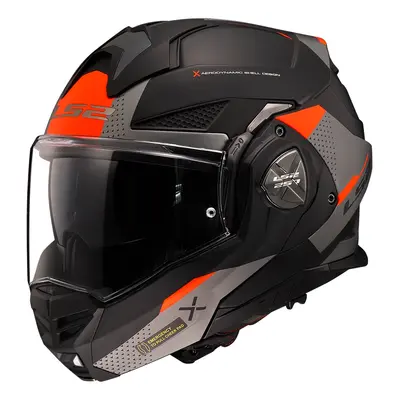 Výklopná moto přilba LS2 FF901 Advant X Oblivion Matt Black Titanium P/J