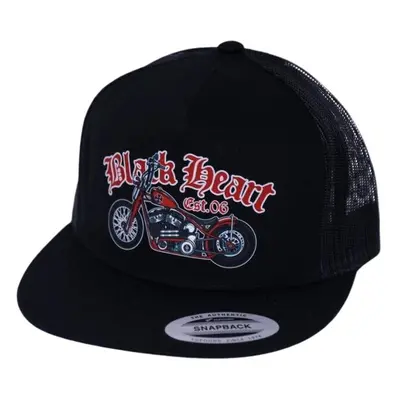 Kšiltovka BLACK HEART Red Chopper Trucker