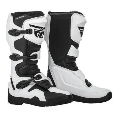 Motokrosové boty Fly Racing New Maverik Black White černá/bílá