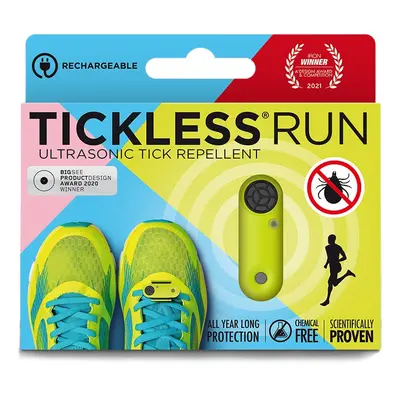 Ultrazvukový repelent proti klíšťatům Tickless Run pro běžce Neon Yellow