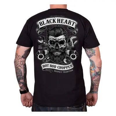 Triko BLACK HEART Respect Tradition černá