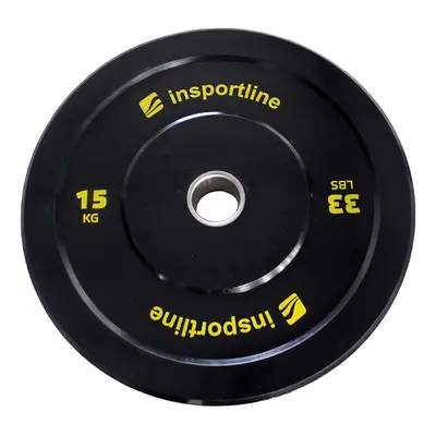 Gumový kotouč inSPORTline Bumper Plate Lite kg mm