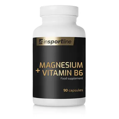 Doplněk stravy inSPORTline Magnesium+Vitamin B6, kapslí