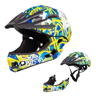 Dětská downhill přilba W-TEC Delgada Freestyle Blue