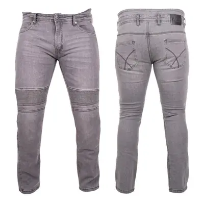 Pánské moto jeansy BOS Micas Gray