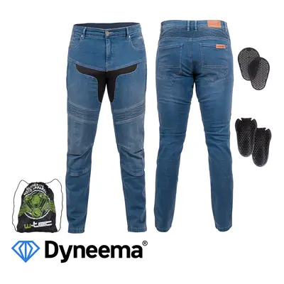 Pánské moto jeansy W-TEC Dynetis modrá