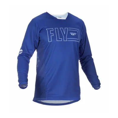 Motokrosový dres Fly Racing Kinetic Fuel Blue White modrá/bílá