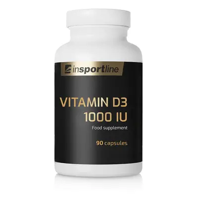 Doplněk stravy inSPORTline Vitamin D3 IU, kapslí