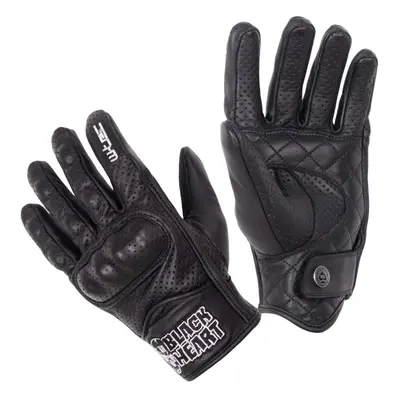 Kožené moto rukavice W-TEC Black Heart Rookah černá