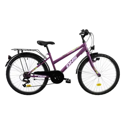 Juniorské kolo DHS 24" 7.0 Violet 13,5" (130-150 cm)